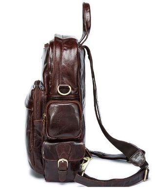 Рюкзак – трансформер кожаный Vintage 14889 Коричневый