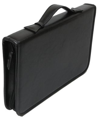 Ділова папка-портфель з еко шкіри A-art 36TARK чорна