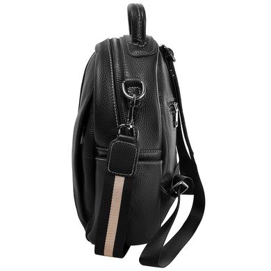Рюкзак женский кожаный VITO TORELLI (ВИТО ТОРЕЛЛИ) VT-6-561-black Черный