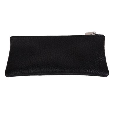 Ключница из натуральной кожи 124F Vip Collection, черная 124.A.FLAT
