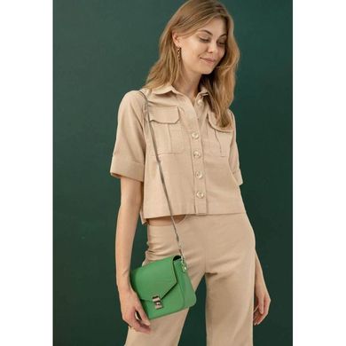 Жіноча шкіряна сумочка Yoko зелена Blanknote TW-Yoko-green