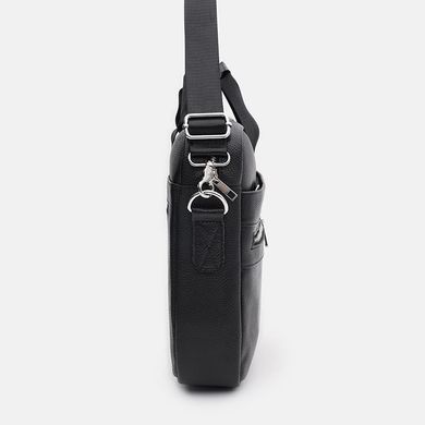 Мужская кожаная сумка - портфель Keizer K17067bl-black