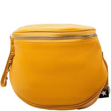 Поясна сумка жіноча шкіряна VITO TORELLI (ВИТО Торелл) VT-5578-mustard Жовтий