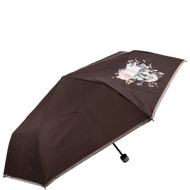 Зонт женский механический компактный облегченный ART RAIN (АРТ РЕЙН) ZAR3512-76 Коричневый