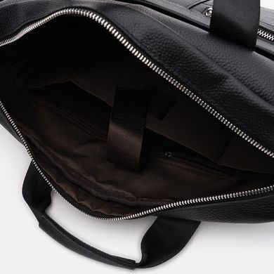 Мужская кожаная сумка - портфель Keizer K17067bl-black