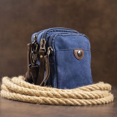 Барсетка текстильна Vintage 20162 Синя