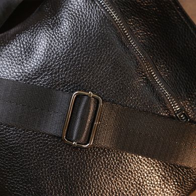 Шкіряна стильна чоловіча сумка через плече SHVIGEL 11604 Чорний