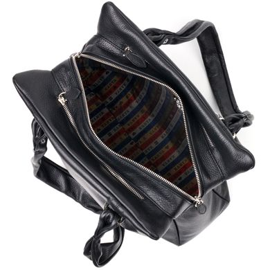 Практична сумка жіноча з ручками KARYA 20890 шкіряна Чорний