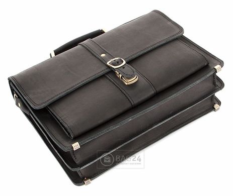 Современный кожаный мужской портфель Handmade 10030