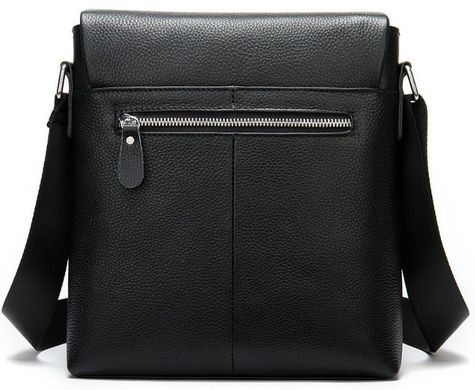 Уценка! Мужская качественная кожаная сумка через плечо Tiding Bag A25-1278A-5 Черный