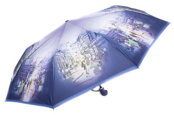 Зонт с узором для женщин, автомат ZEST Z23945-24, Синий