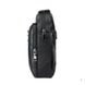 Стильний чоловічий рюкзак-моношлейка зі шкіри BULL T1354 чорний Чорний