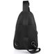 Мужская кожаная сумка-слинг черная Tiding Bag SM8-853A Черный