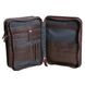 Мужская сумка-борсетка кожаная Vip Collection 2719-F Коричневый 2719.B.FLAT