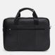 Мужская кожаная сумка - портфель Keizer K17067bl-black