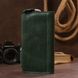 Клатч унисекс кожаный винтаж SHVIGEL 16188 Зеленый