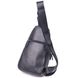 Современная мужская сумка через плечо из натуральной кожи 21307 Vintage Черная