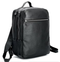 Рюкзак кожаный Tiding Bag t3064 Черный