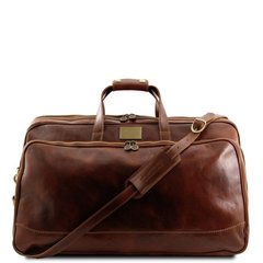 Шкіряна дорожня сумка на колесах - Малий розмір Tuscany Leather Bora Bora TL3065 (Коричневий)