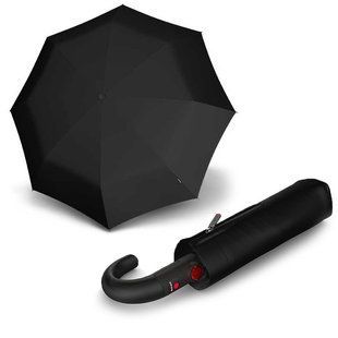 Складной зонт Knirps T.260 Medium Duomatic Crook Handle Black Черный Kn95-3260-1000