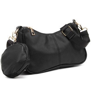 Сумочка через плече із еко-шкіри Lilly P4-9047A Чорний