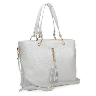 Женская кожаная сумка Ricco Grande 1l953rep-white