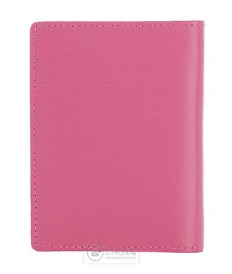 Яркая обложка на паспорт розового цвета Handmade 00182, Розовый