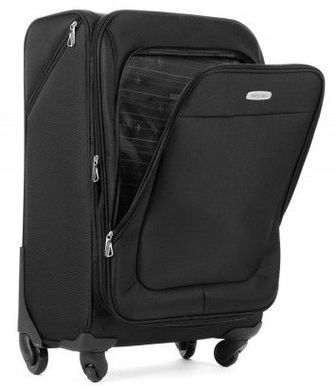 Высококачественный текстильный чемодан Wittchen 56-3-482-1, Черный