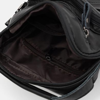 Мужская кожаная сумка Keizer K1335bl-black