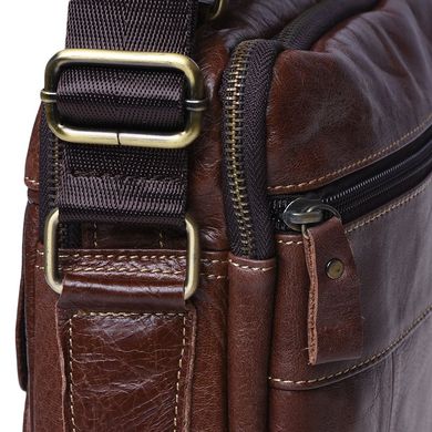 Мужская кожаная сумка Keizer K16210-coniak
