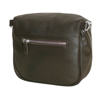 Женская сумка из натуральной кожи 1555F Vip Collection коричневая 1555.B.FLAT