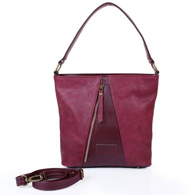 Жіноча сумка з якісного шкірозамінника LASKARA (Ласкара) LK10197-plum Фіолетовий