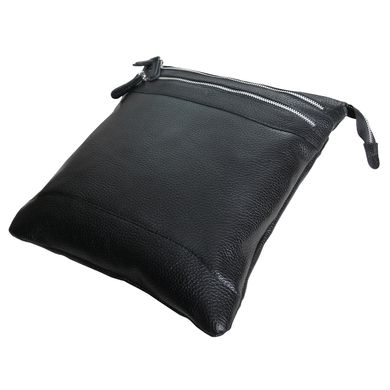 Мужская сумка-папка кожаная Vip Collection 296-F Черный 296.A.FLAT