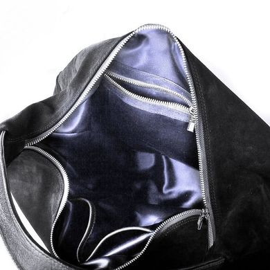 Жіноча дизайнерська замшева сумка GALA GURIANOFF (ГАЛА ГУР'ЯНОВ) GG1247-black Чорний