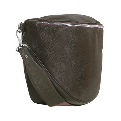 Женская сумка из натуральной кожи 1555F Vip Collection коричневая 1555.B.FLAT