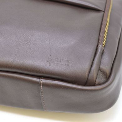 Шкіряна сумка для ділового чоловіка GC-7334-3md бренду TARWA Коричневий