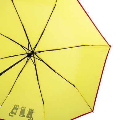 Зонт женский механический компактный облегченный ART RAIN (АРТ РЕЙН) ZAR3512-78 Желтый