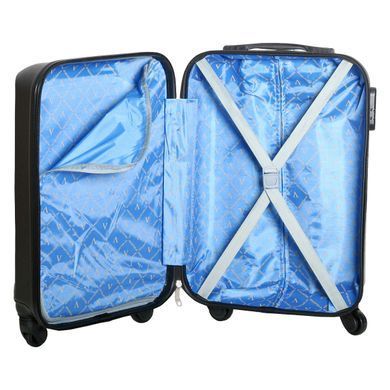 Маленька валіза для ручної поклажі Vip Collection Las Vegas сіра 31л Пластик (LV 18 Grey) LV.18.Grey