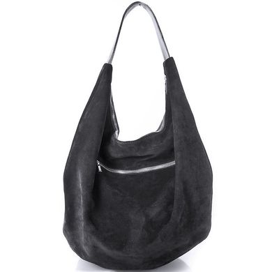 Женская дизайнерская замшевая сумка GALA GURIANOFF (ГАЛА ГУРЬЯНОВ) GG1247-black Черный