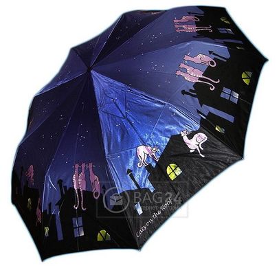 Яскрава жіноча парасолька невеликого розміру ZEST Z239444-78, Синій