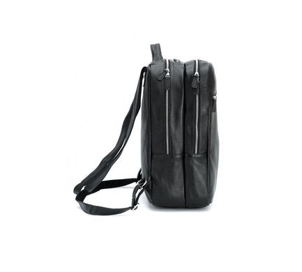 Рюкзак кожаный Tiding Bag t3064 Черный
