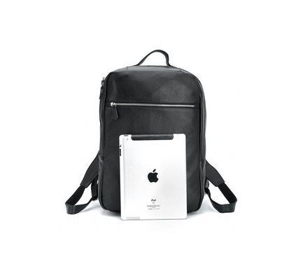 Рюкзак кожаный Tiding Bag t3064 Черный