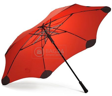 Женский зонт-трость с большим куполом, противоштормовой, мех BLUNT Bl-xl-2-red, Красный