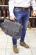 Мужская сумка-портфель из парусины с кожаными вставками RGc-0001-4lx бренда TARWA Серый