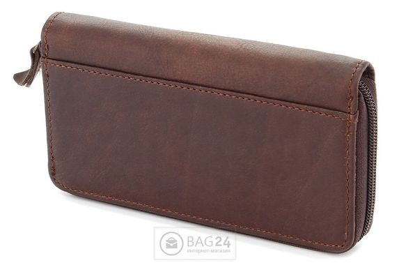 Отличный кожаный бумажник из кожи Lee 13753, Коричневый