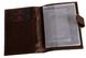 Обложка для паспорта - картхолдер кожаная Vip Collection 104 Newport Коричневыйя 104.B.NP