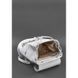 Натуральный кожаный женский рюкзак Олсен белый Blanknote BN-BAG-13-white