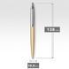 Набор шариковая ручка и блокнот Parker JOTTER XL Matt Gold CT BP Серебристый 13 432b24