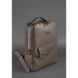 Натуральная кожаный городской рюкзак на молнии Cooper, Мокко - бежевый Blanknote BN-BAG-19-beige
