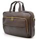 Кожаная сумка для делового мужчины GC-7334-3md бренда TARWA Коричневый